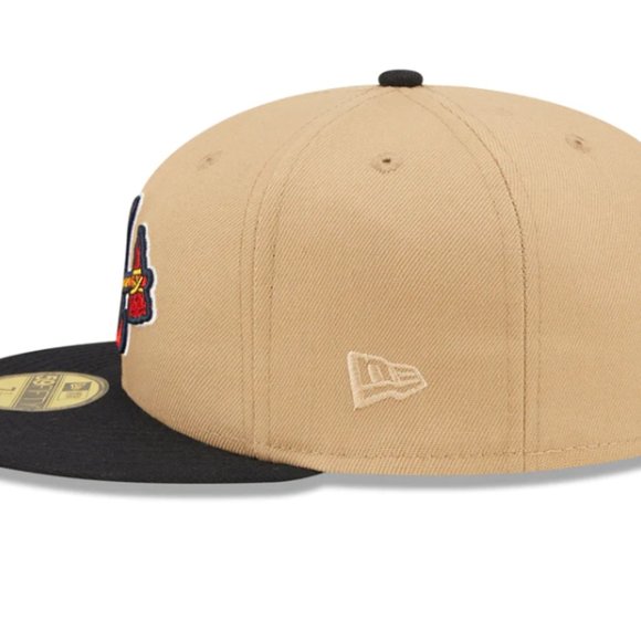 New Era Atlanta Braves CAMEL PACK All Star Game Patch 59FIFTY Fitted Hat - Picture 5 of 7